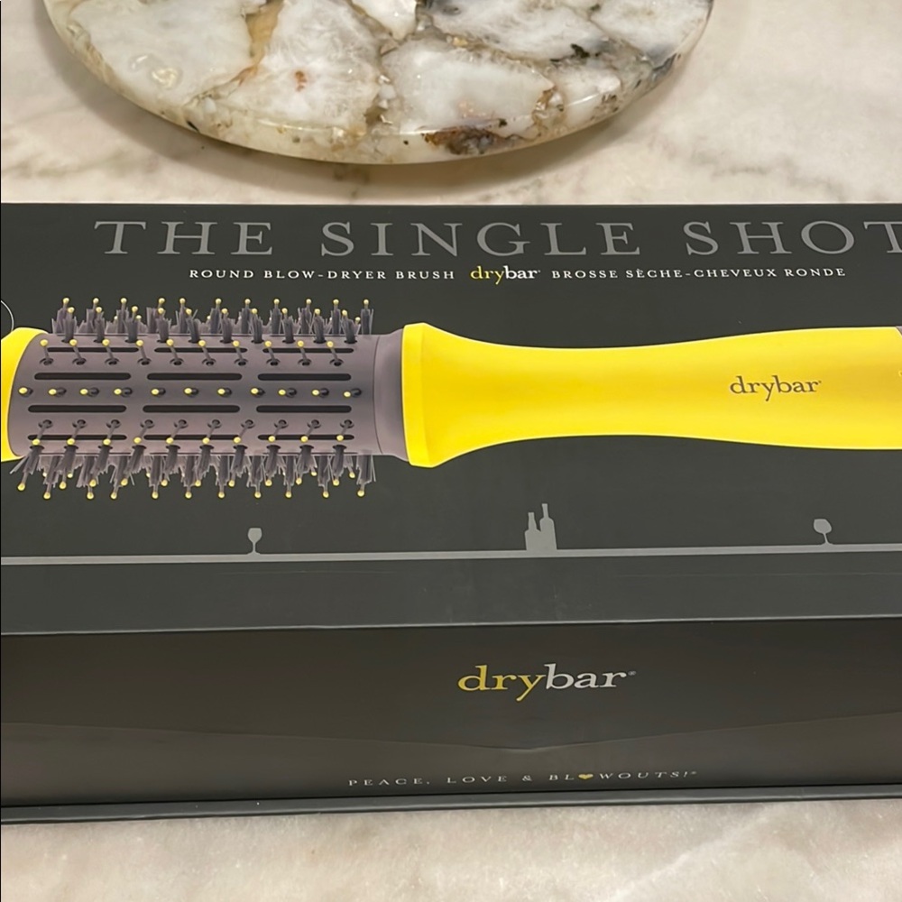 Drybar The Single Shot Round Blow-Dryer Brush - Yellow and Gray